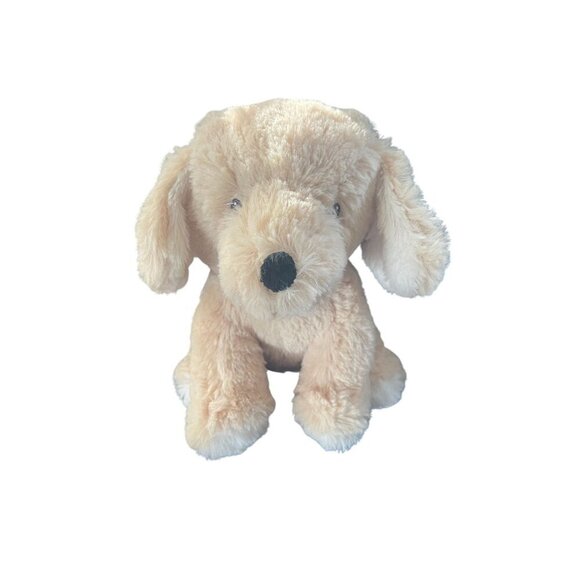 Carter's Tan White Golden Retriever Yellow Lab Puppy Dog Lovey Stuffed Animal - Picture 1 of 5